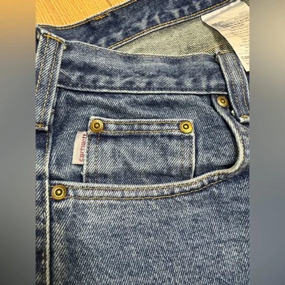 Carhartt Classic Straight Leg Fit Denim Heavy Duty Pants Men’s 38” B480-DVB - Picture 2 of 8